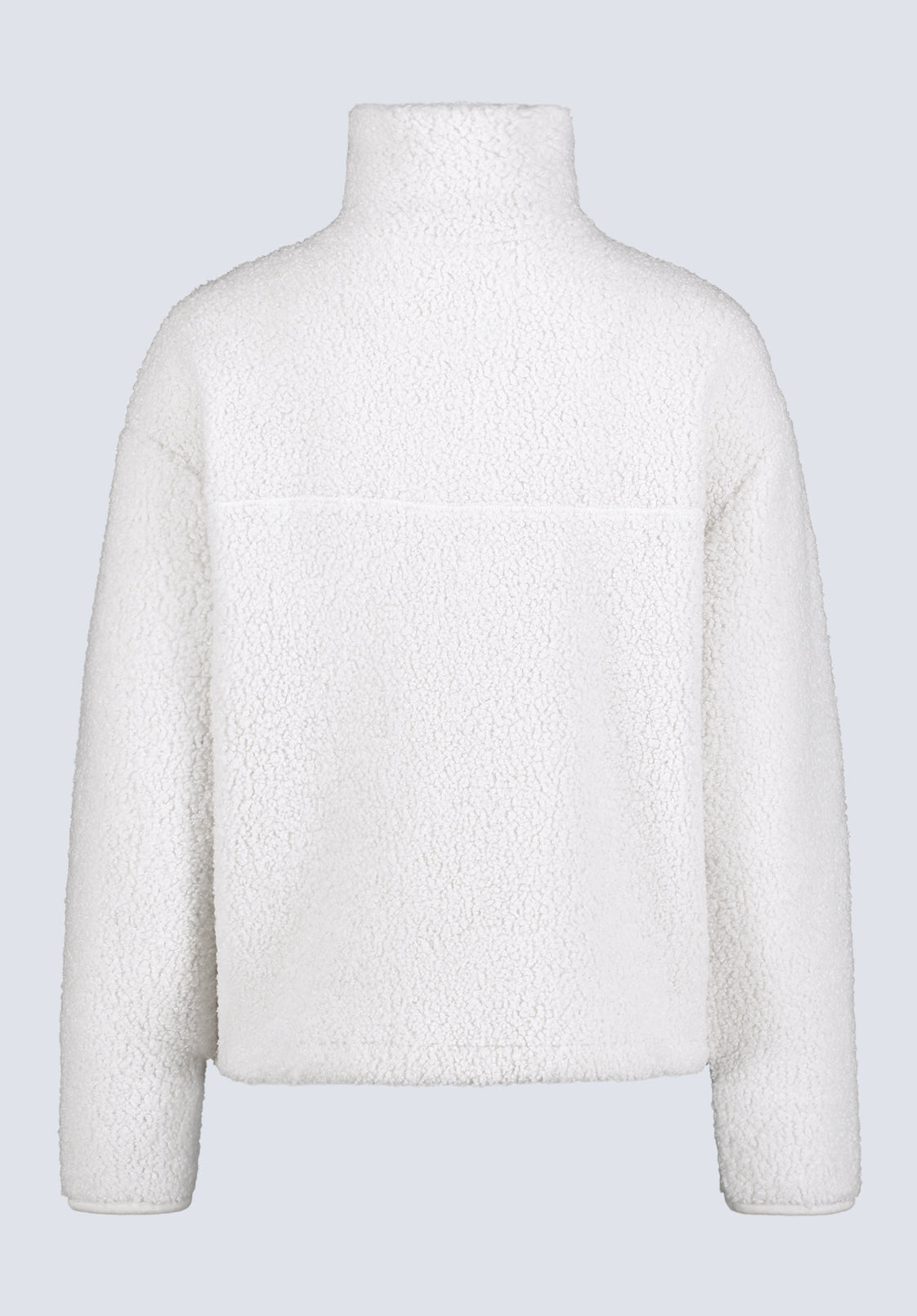 Sena Women's Sherpa Jacket with Chest Pocket. Egret White - JK0036F