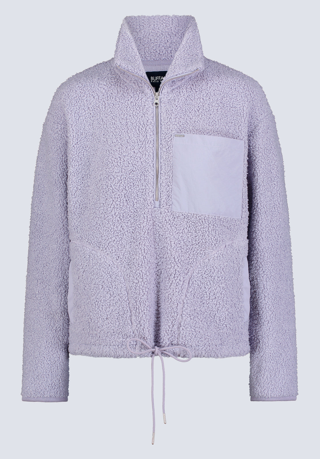 Sena Women's Sherpa Jacket with Chest Pocket. Thistle Purple - JK0036F