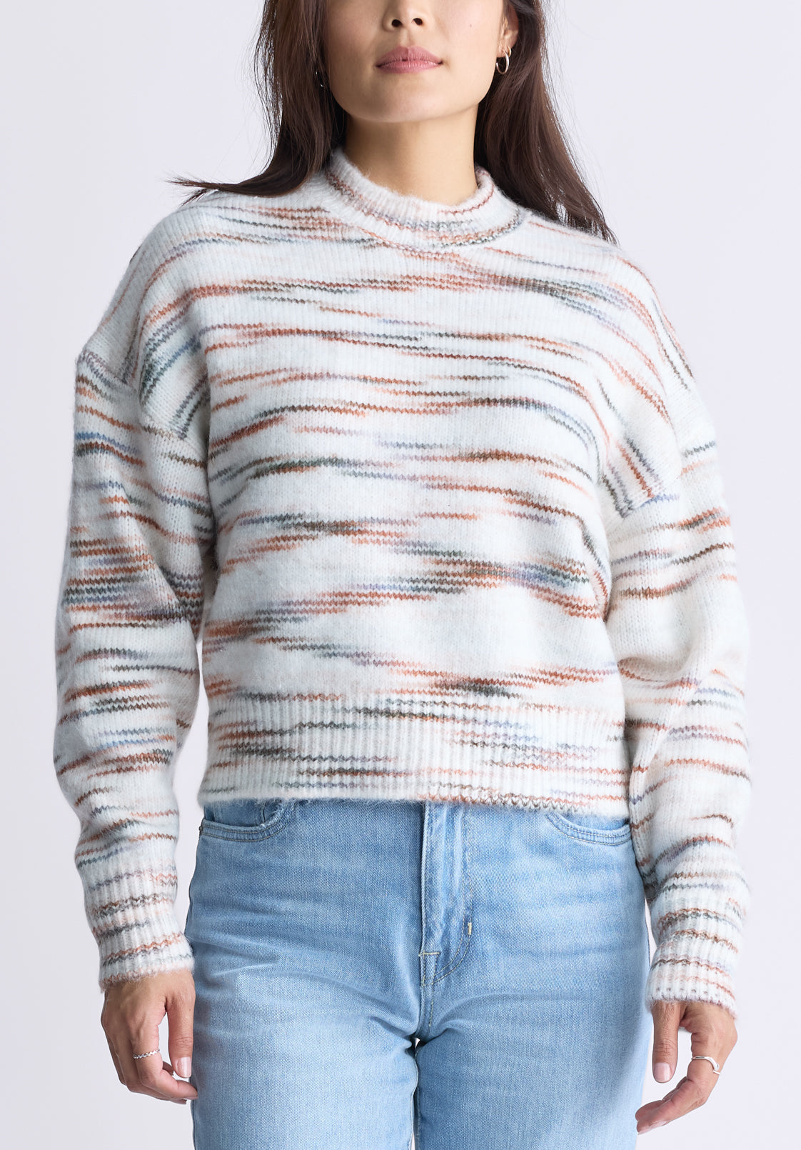 Raya Women's Knit Sweater. Egret White - SW0044F