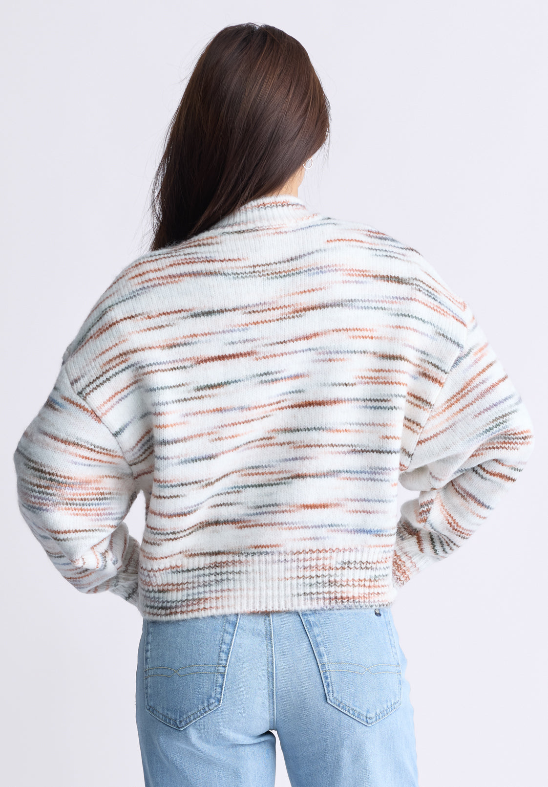 Raya Women's Knit Sweater. Egret White - SW0044F