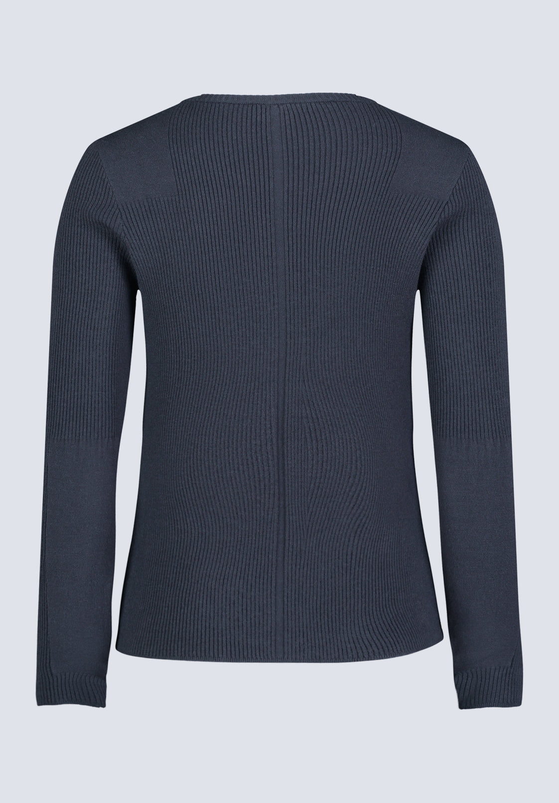 Zoella Women's Close-Fit Ribbed Sweater Top. Raven Grey - SW0098F