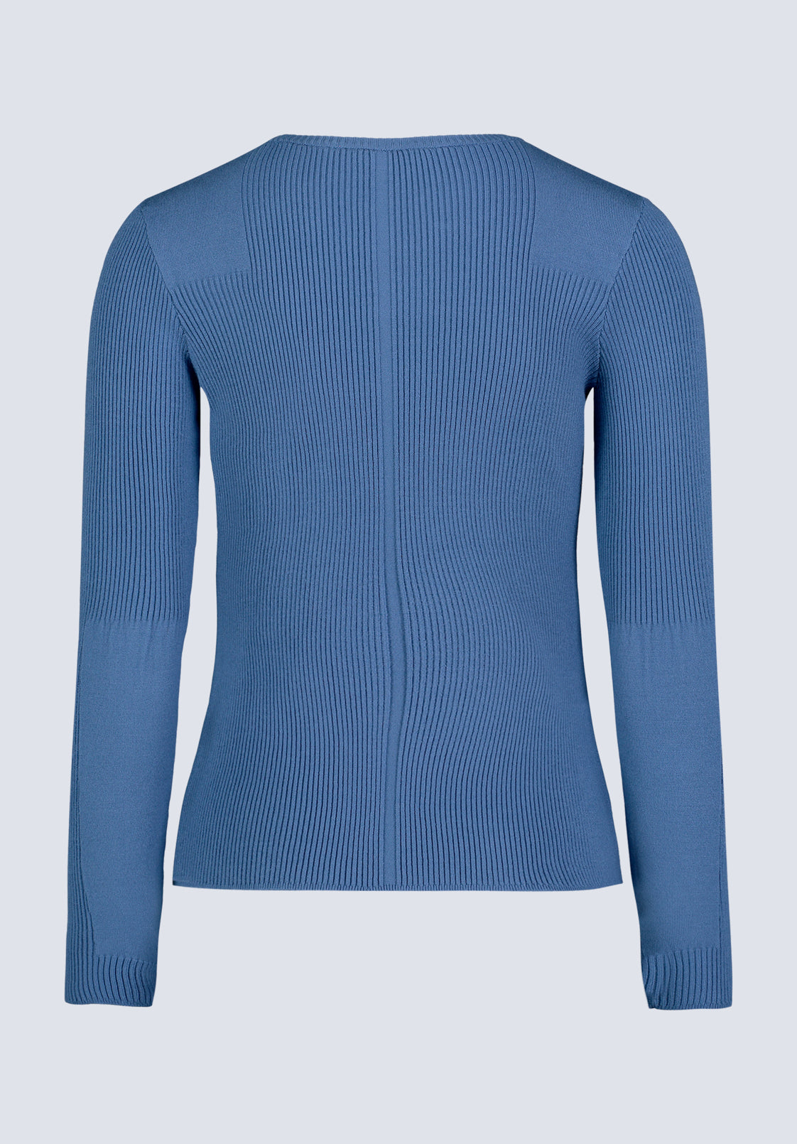 Zoella Women's Close-Fit Ribbed Sweater Top. Coronet Blue  - SW0098F