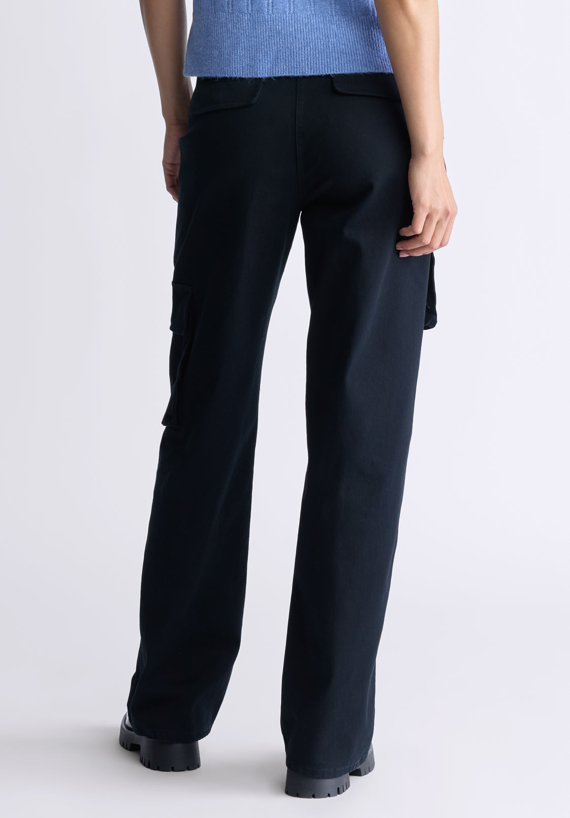 Fellie Women's Cargo Pants. Black  - WB0011F