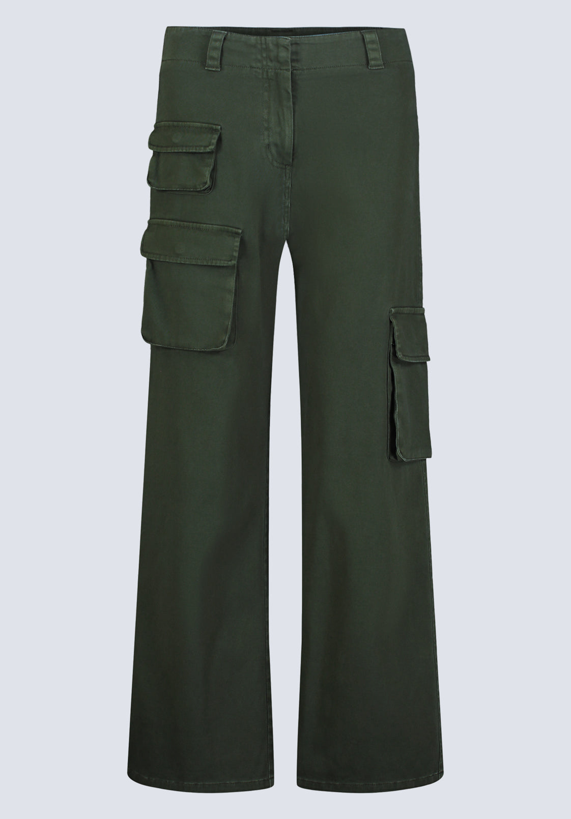 Fellie Women's Cargo Pants. Dark Green - WB0008F